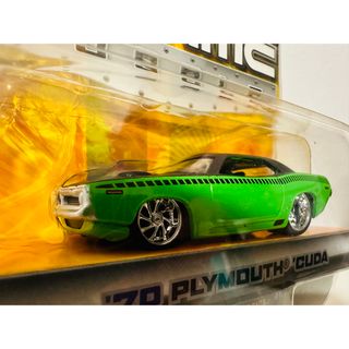 クライスラー(Chrysler)のJadaジェイダ/’70 Plymouthプリムス Cudaクーダ 1/64(ミニカー)