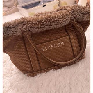 ベイフロー(BAYFLOW)のBAYFLOW コーデュロイバッグ(トートバッグ)