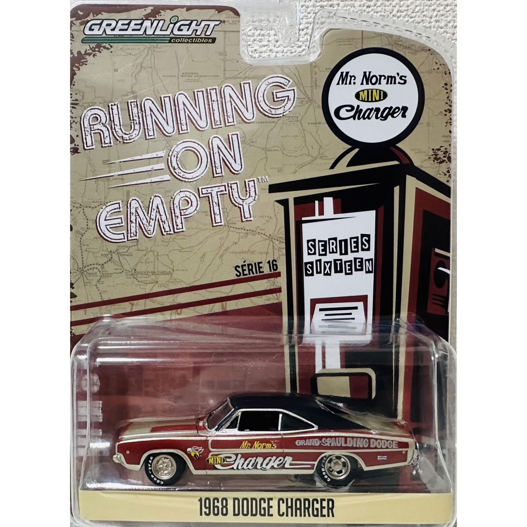 Chrysler(クライスラー)のGLグリーンライト/'68Dodgeダッジ Chargerチャージャー 1/64 エンタメ/ホビーのおもちゃ/ぬいぐるみ(ミニカー)の商品写真