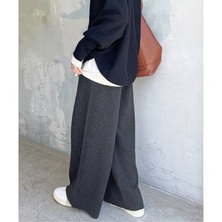 スピックアンドスパン(Spick & Span)のspick and span  スピックアンドスパン　ニットワイドパンツ(その他)