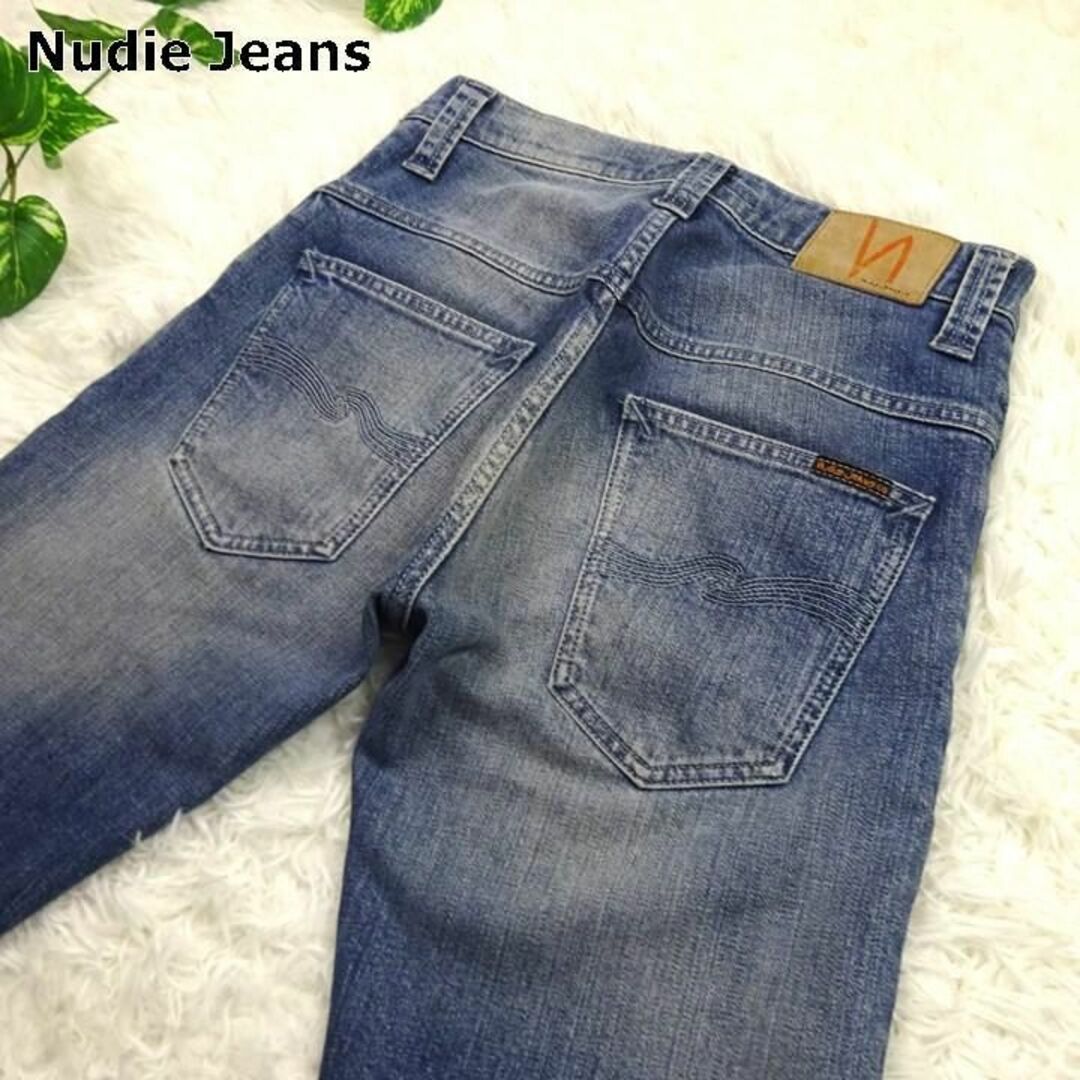 Nudie Jeans(ヌーディジーンズ)のヌーディージーンズ　THIN FINN　Indigo Fusion　ストレッチ メンズのパンツ(デニム/ジーンズ)の商品写真