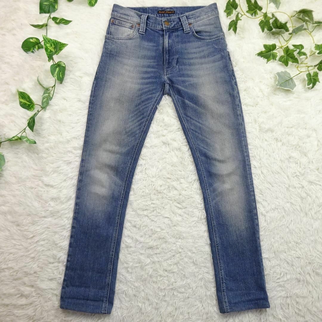 Nudie Jeans(ヌーディジーンズ)のヌーディージーンズ　THIN FINN　Indigo Fusion　ストレッチ メンズのパンツ(デニム/ジーンズ)の商品写真