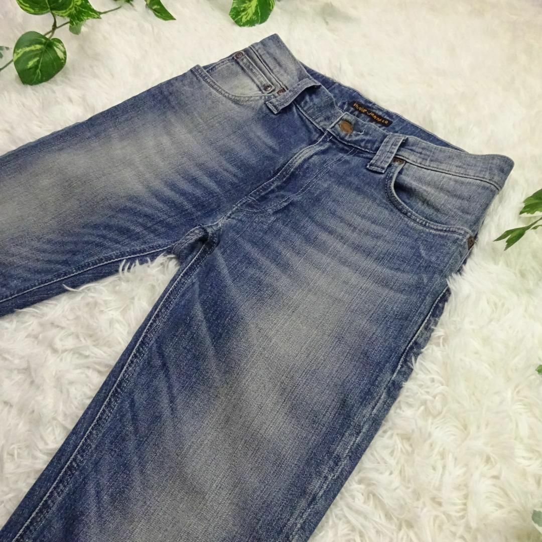 Nudie Jeans(ヌーディジーンズ)のヌーディージーンズ　THIN FINN　Indigo Fusion　ストレッチ メンズのパンツ(デニム/ジーンズ)の商品写真