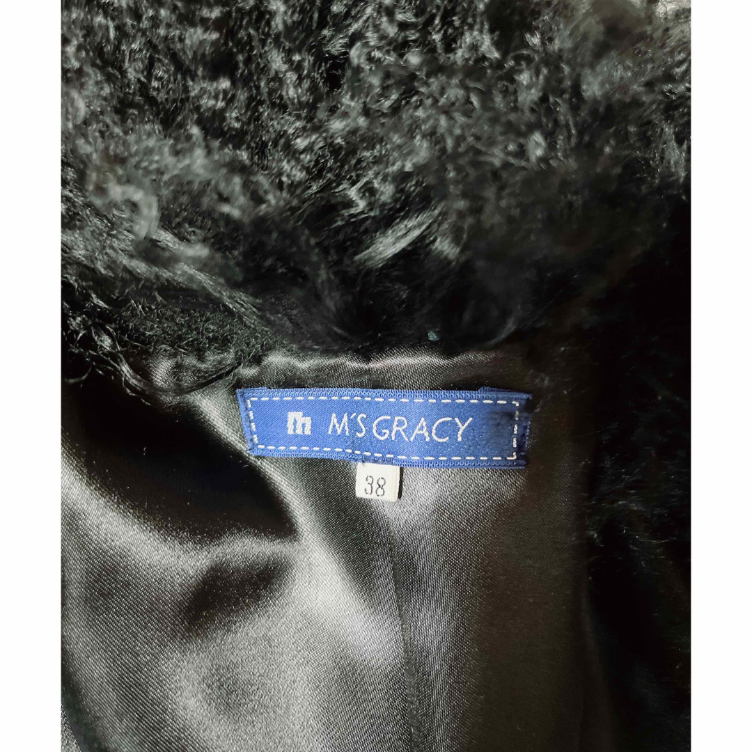 M'S GRACY(エムズグレイシー)のM'S GRACY　エムズグレイシー　ラビット　コート　ジャケット　ファー　 レディースのジャケット/アウター(毛皮/ファーコート)の商品写真