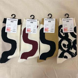 マリメッコ(marimekko)のUNIQLO x Marimekko ヒートテックソックス　4点セット！！(ソックス)