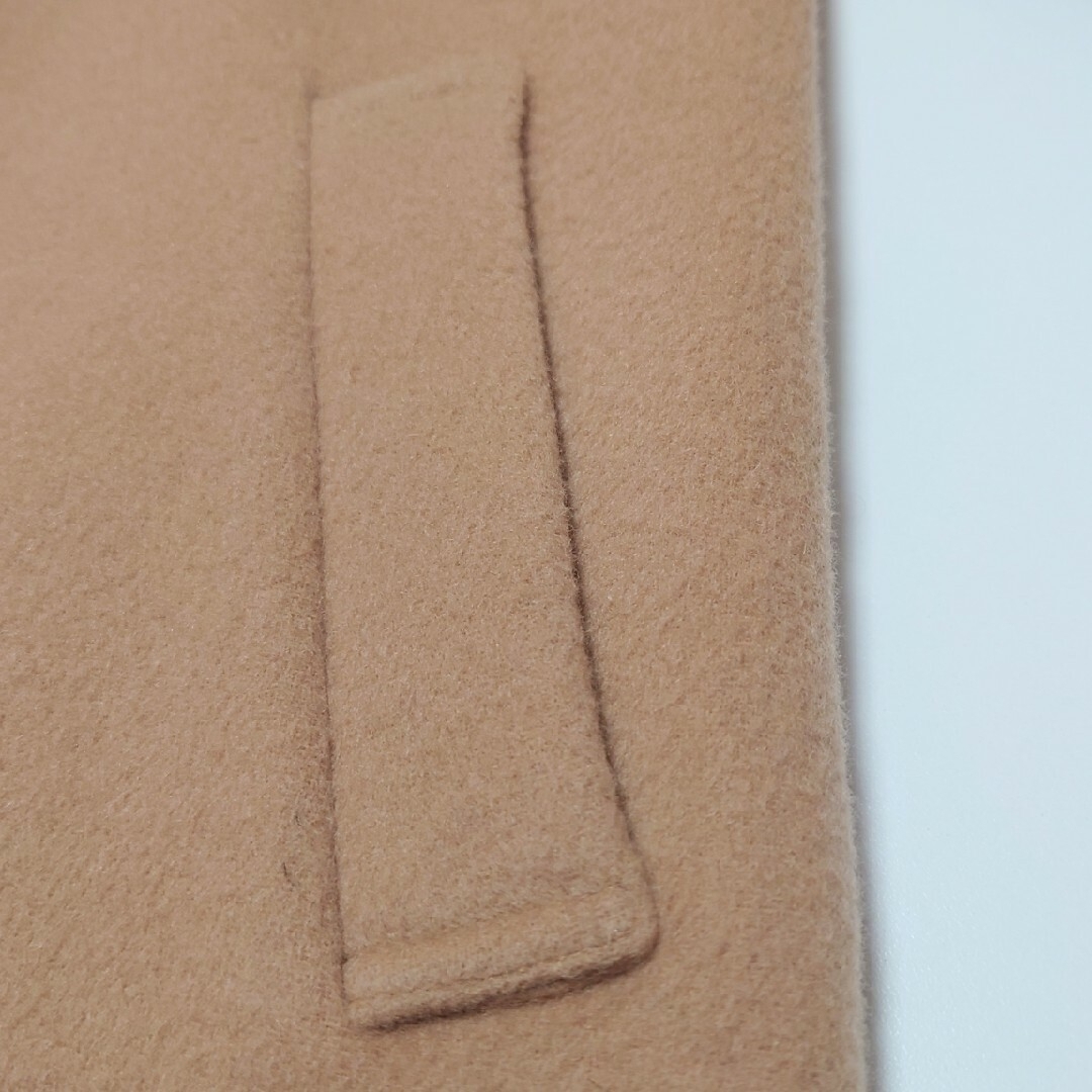 le.coeur blanc(ルクールブラン)のフード ノーカラー コート  ベージュ  S レディースのジャケット/アウター(ロングコート)の商品写真
