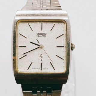 セイコー(SEIKO)の【最終値下げ】SEIKO セイコー 7830-5050 メンズ腕時計 白文字盤(腕時計(アナログ))