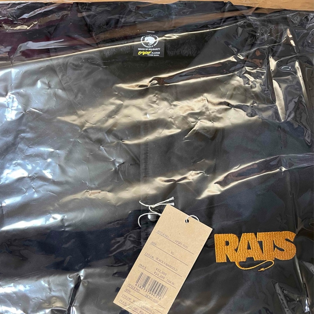 ラッツ RATS ボアコーチジャケット WAY OF LIFE GOLD XL ラッツ RATS ボアコーチジャケット WAY OF LIFE GOLD XL
