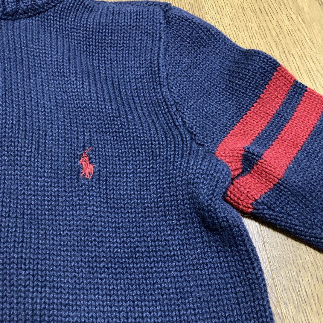 POLO RALPH LAUREN(ポロラルフローレン)のPOLO ラルフローレン  キッズ　カーディガン サイズ110　4/4T キッズ/ベビー/マタニティのキッズ服女の子用(90cm~)(カーディガン)の商品写真