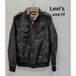 リーバイス(Levi's)のリーバイス Levi's メンズ フェイクレザー ボンバージャケット ブラウン(その他)