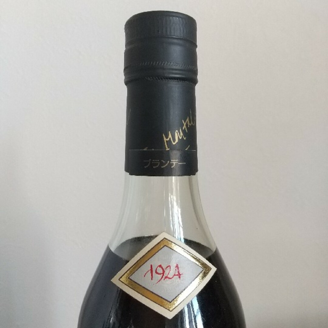 100年前の古酒 未開栓 アルマニャック・ド・モンタル 700ml 1924年 食品/飲料/酒の酒(ブランデー)の商品写真