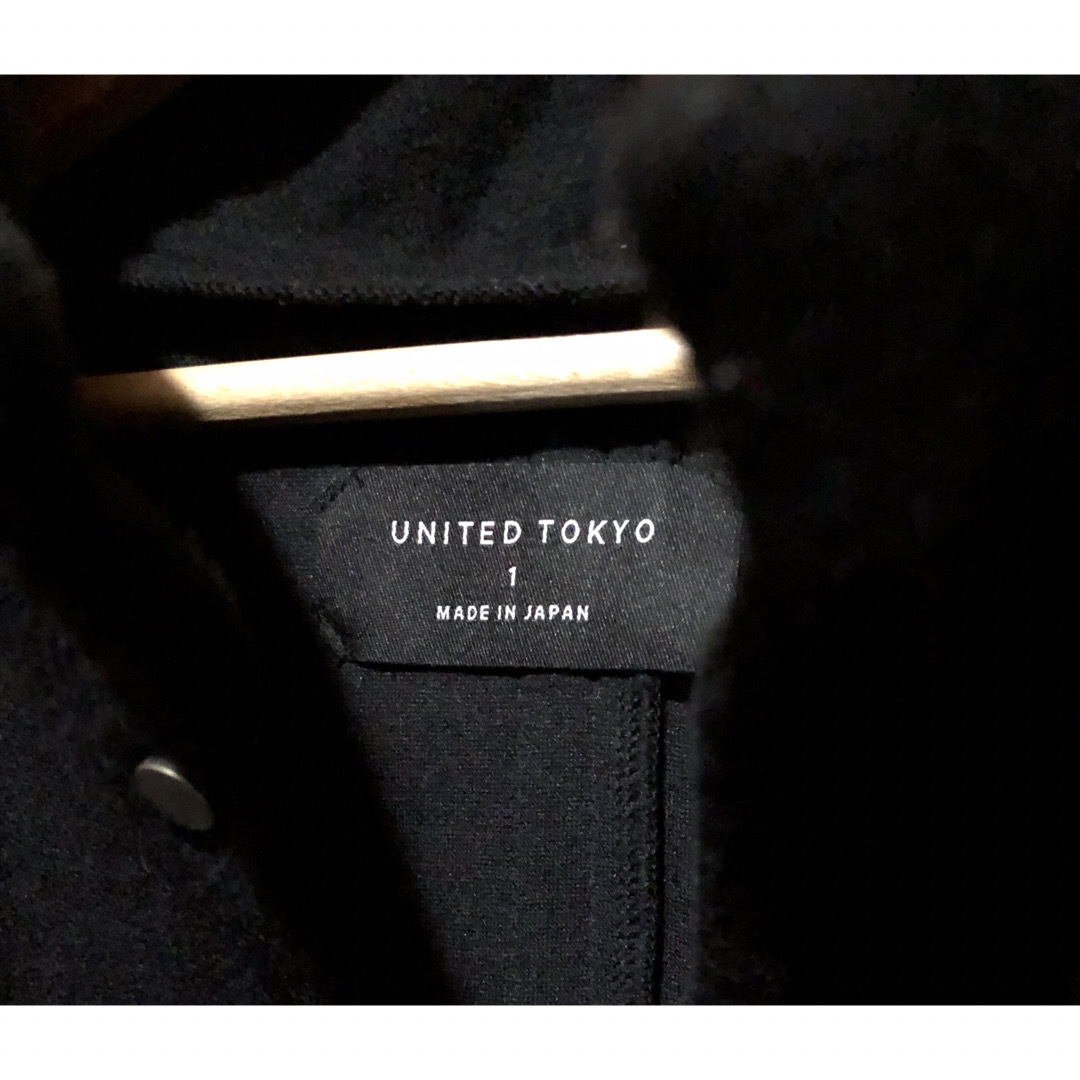 UNITED TOKYO 軽量 ボンディングメルトンスタンドカラーコートジャケット/アウター