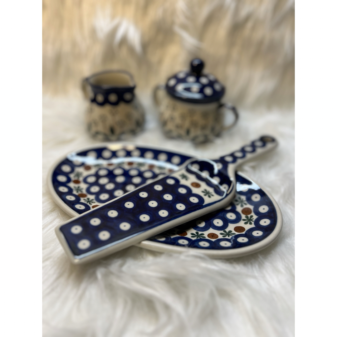 Polish Pottery(ポーリッシュポタリー)の【極希少】ポーリッシュポタリー 日本未発売 ケーキサーバー インテリア/住まい/日用品のキッチン/食器(カトラリー/箸)の商品写真