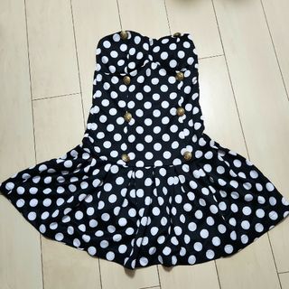 美品☆水玉模様ワンピース(ミニワンピース)