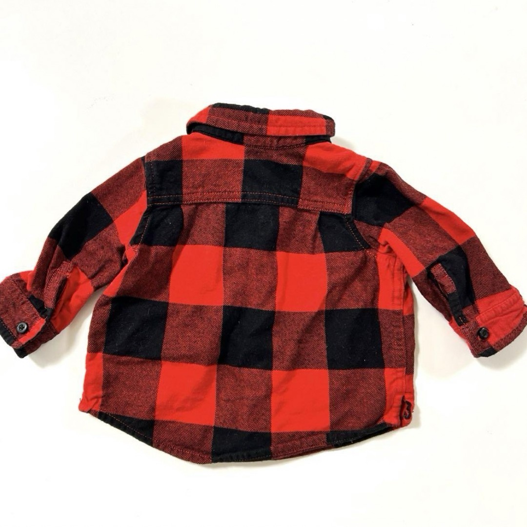 babyGAP(ベビーギャップ)のベビー　まとめ売り　GAP 60cm 長袖　ネルシャツ　Tシャツ　2枚セット キッズ/ベビー/マタニティのベビー服(~85cm)(Ｔシャツ)の商品写真