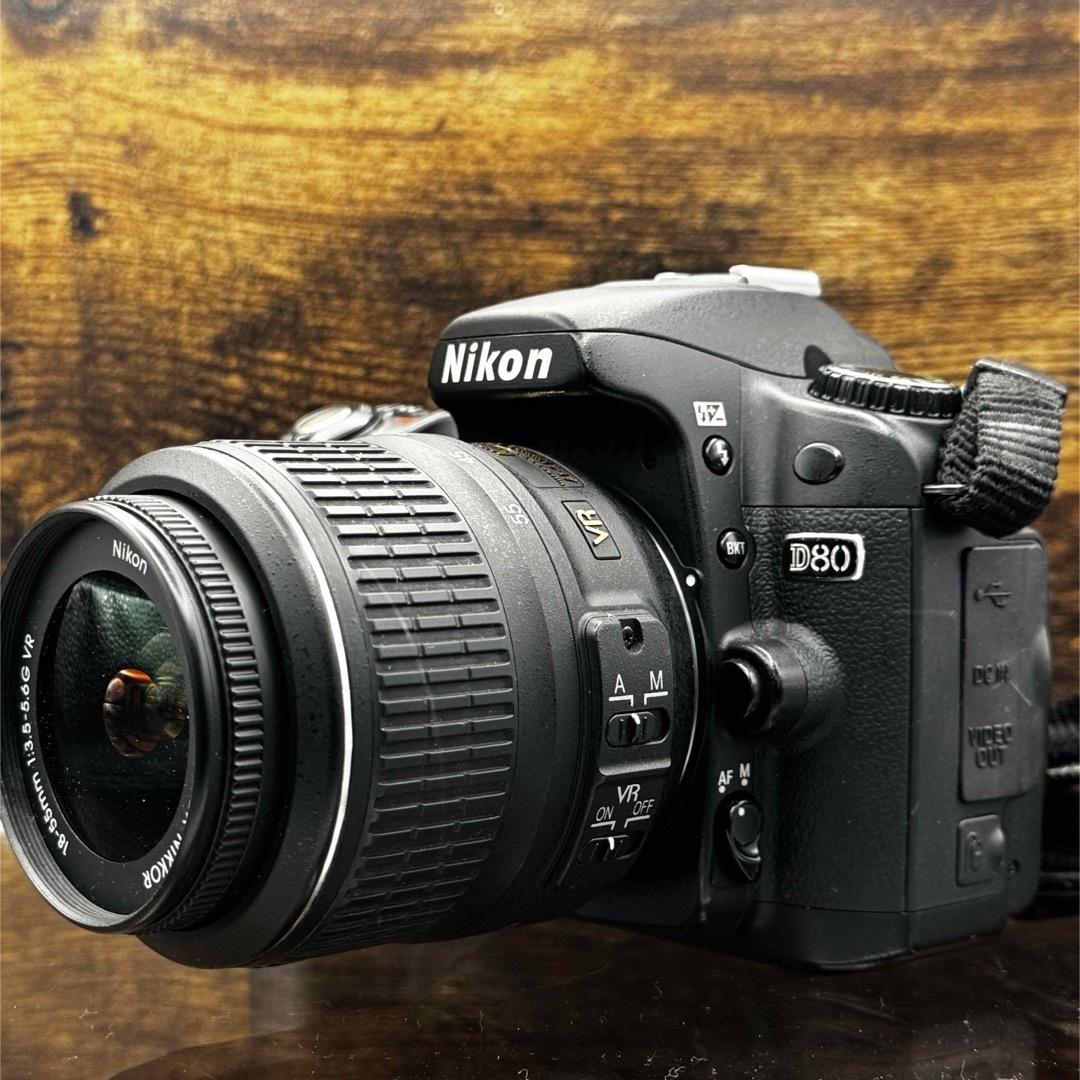 Nikon(ニコン)のデジタル一眼レフカメラ　NIKON D80 レンズSET 動作品 スマホ/家電/カメラのカメラ(デジタル一眼)の商品写真