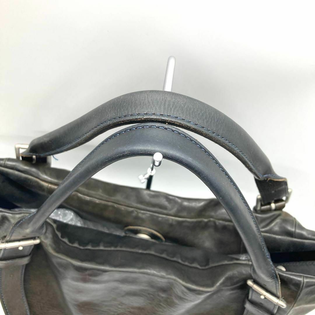 Felisi(フェリージ)のFelisi フェリージ バケッタレザー トートバッグ ブラック 17/60 メンズのバッグ(トートバッグ)の商品写真