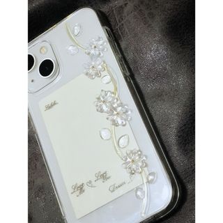 お花のiPhoneケース　クリアフラワースマホケース(iPhoneケース)