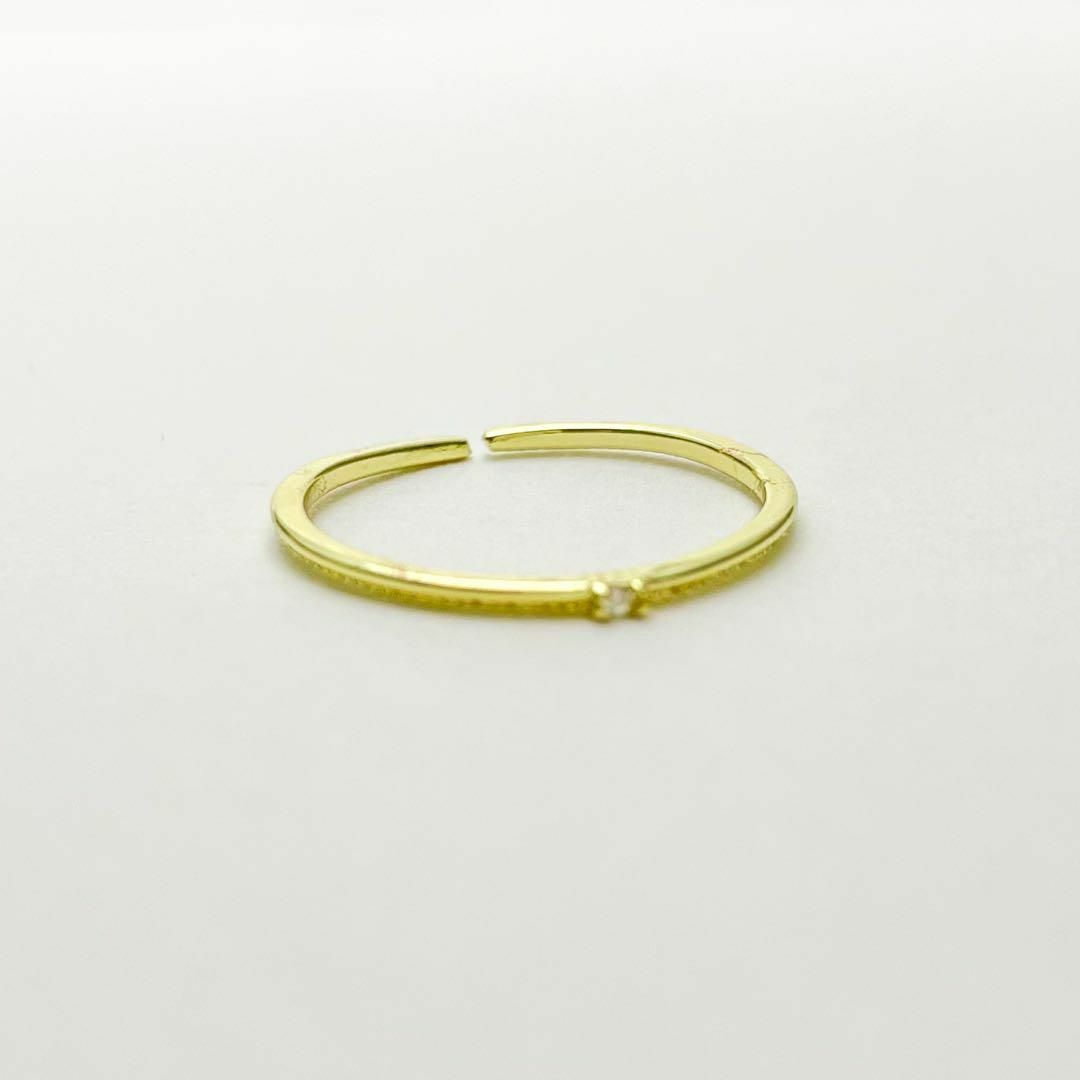 【匿名配送】レディース リング 指輪 ゴールド 細め 金属アレルギー対応 人気 レディースのアクセサリー(リング(指輪))の商品写真