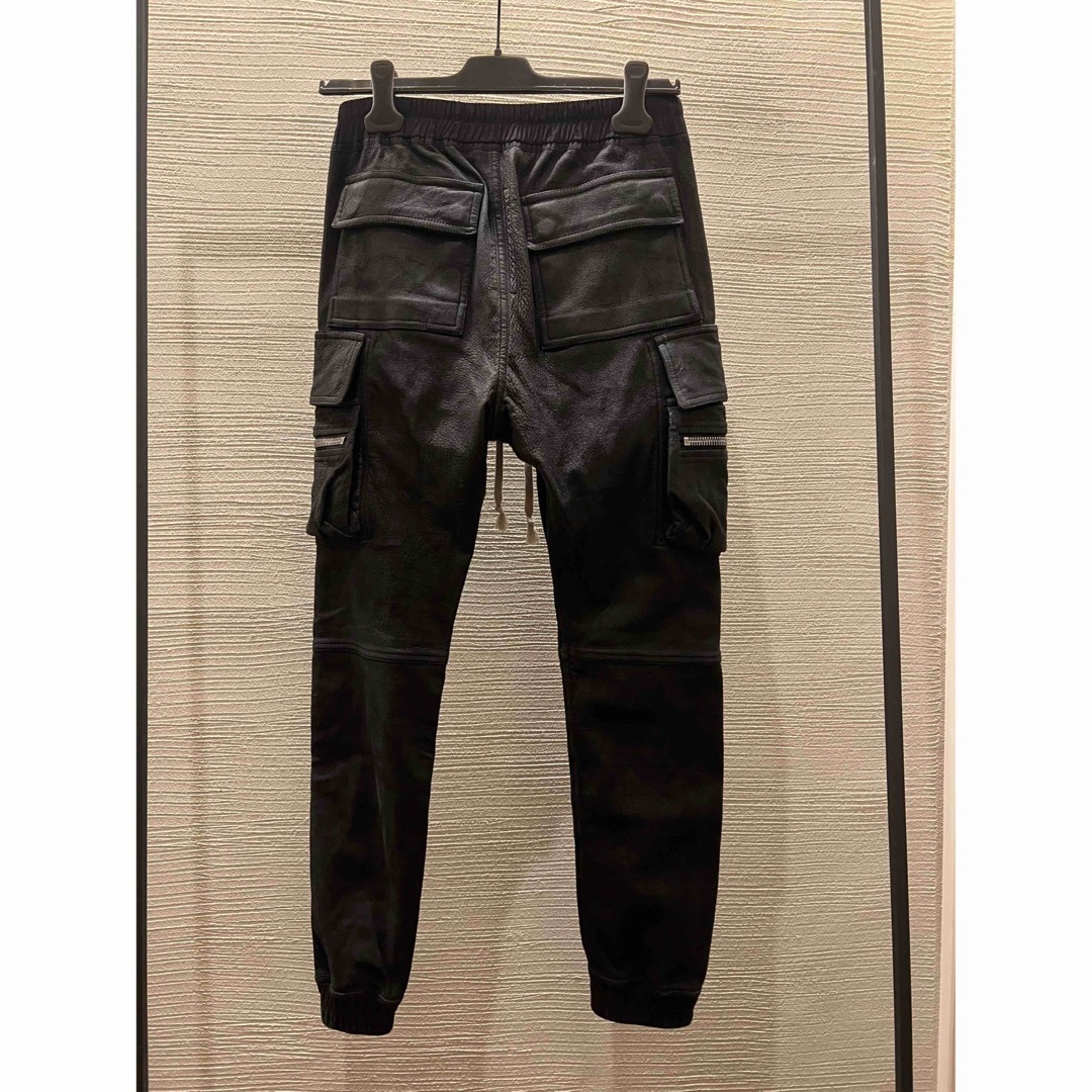 rick owens リックオウエンス カーゴジョグ　レザーパンツ　48