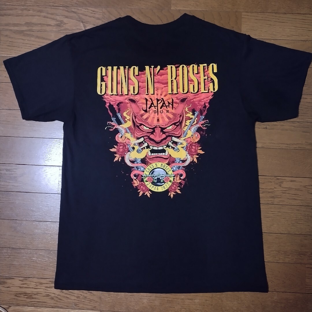 希少 レア バンドT　オフィシャル　　guns n' roses tシャツ約73cm袖丈