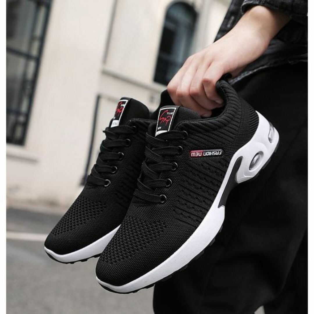 25cm/メンズスニーカーシューズランニングジョギング運動靴ジムブラック黒ジム9 メンズの靴/シューズ(スニーカー)の商品写真