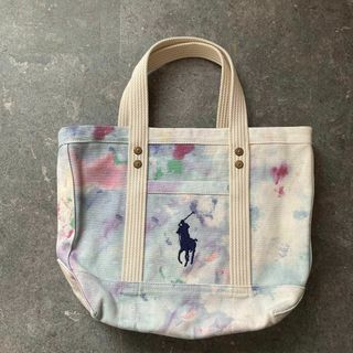 POLO RALPH LAUREN(トートバッグ ・ ブルー・ネイビー/青色系 POLO RALPH LAUREN(トートバッグ ・ ブルー・ネイビー/青色系