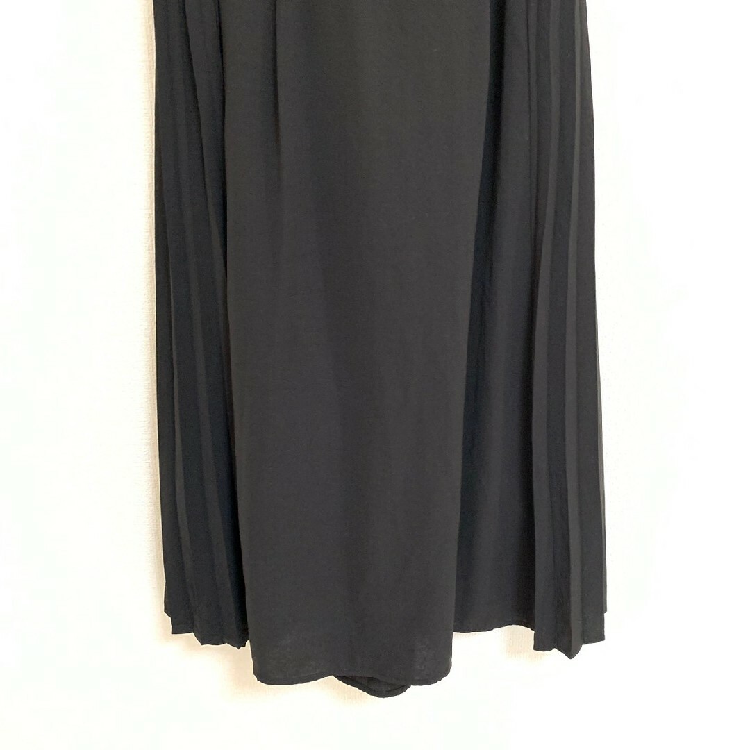 chocol raffine robe(ショコラフィネローブ)のショコラフィネローブ Ｆ フレアスカート プリーツ きれいめコーデ ブラック レディースのスカート(ロングスカート)の商品写真