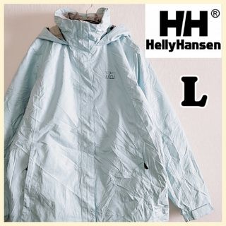 ヘリーハンセン(HELLY HANSEN)のヘリーハンセン　フルジップ　マウンテンライトジャケット　ブルー　L　US古着(ナイロンジャケット)