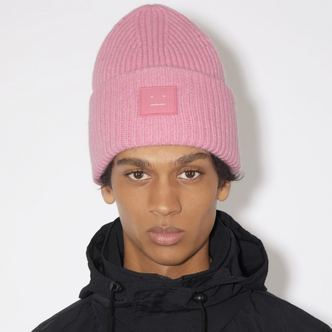 Acne Studios - Acne Studios ニット帽 ピンクの通販 by 織田's Acne Studios - Acne Studios ニット帽 ピンクの通販 by 織田's