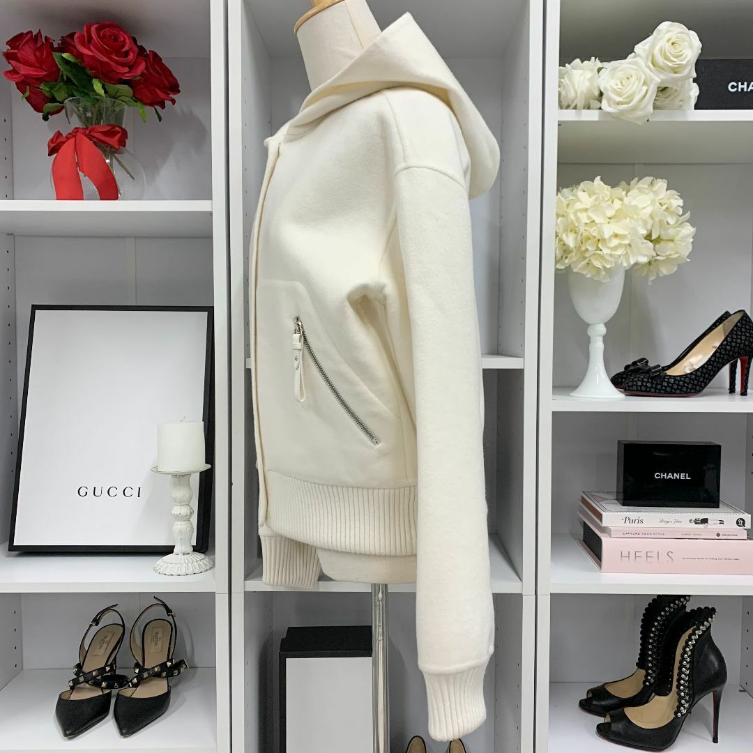 HERMES - 8997 エルメス カシミヤ ブルゾン ジャケット アウター HERMES - 8997 エルメス カシミヤ ブルゾン ジャケット アウター