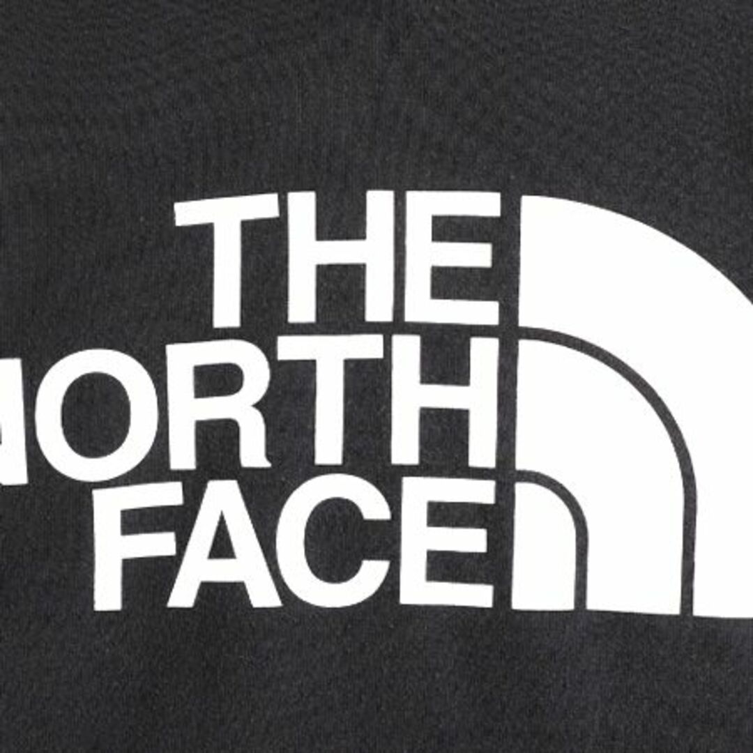 THE NORTH FACE(ザノースフェイス)のノースフェイス プリント スウェット フード パーカー レディース XS 古着 The North Face プルオーバー 裏起毛 トレーナー アウトドア 黒 レディースのトップス(パーカー)の商品写真