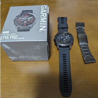 ガーミン(GARMIN)の【アトム様】GAMIN epix Pro(Gen 2) 51mm シリコンバンド(腕時計(デジタル))