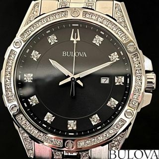 ブローバ(Bulova)の【BULOVA】ブローバ/ダイヤモンド/メンズ腕時計/展示品特価/ブレスレット付(腕時計(アナログ))