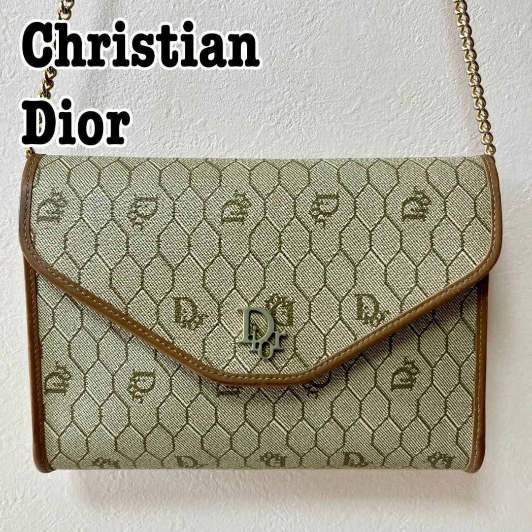 Christian Dior ハニカム ビンテージ チェーン ショルダーバッグディオール