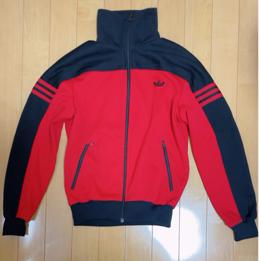 adidas(アディダス)のadidas ジャージ　アディダス　ヴィンテージ　デサント製1980年代 レディースのトップス(トレーナー/スウェット)の商品写真