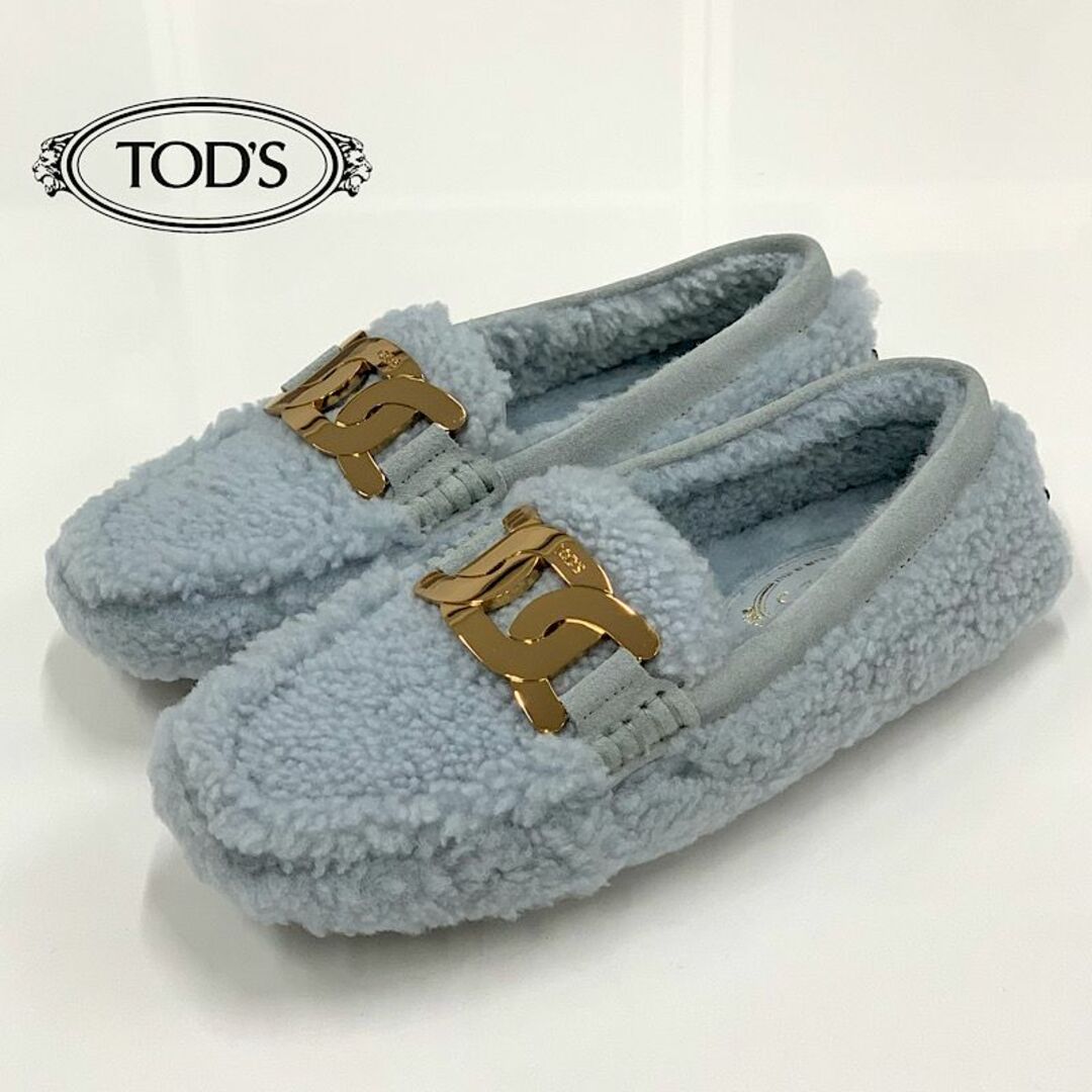 TOD'S(トッズ)の8917 未使用 トッズ ケイト ムートン チェーン ドライビングシューズ  レディースの靴/シューズ(スリッポン/モカシン)の商品写真