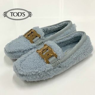 トッズ(TOD'S)の8917 未使用 トッズ ケイト ムートン チェーン ドライビングシューズ (スリッポン/モカシン)