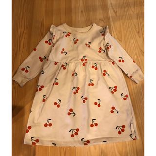 ボンポワン 4a 刺繍ワンピースキッズ服女の子用(90cm~) - www