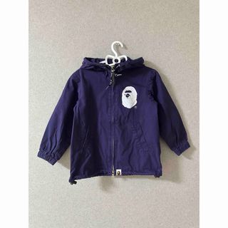 アベイシングエイプ(A BATHING APE)のBAPE アウター ジャケット 男女兼用 100cm パープル フード付き(ジャケット/上着)