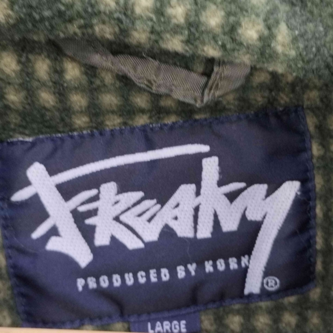FREAKY(フリーキー)のfreaky(フリーキー) 裏地ボアチェック ロゴ刺繍 ナイロンジャケット メンズのジャケット/アウター(ナイロンジャケット)の商品写真
