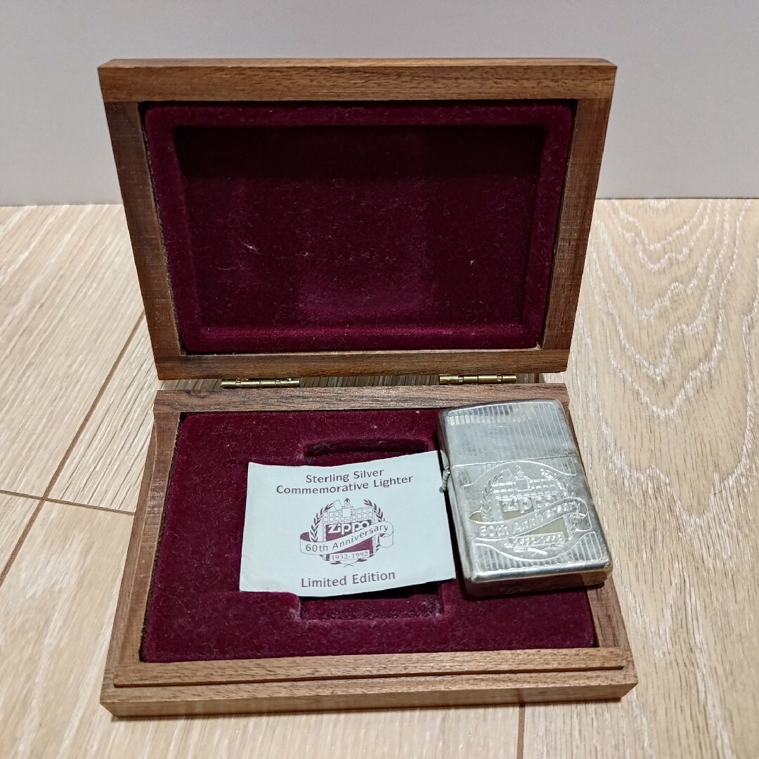 ZIPPO(ジッポー)のzippo 60th Anniversary1992年製造 メンズのファッション小物(タバコグッズ)の商品写真