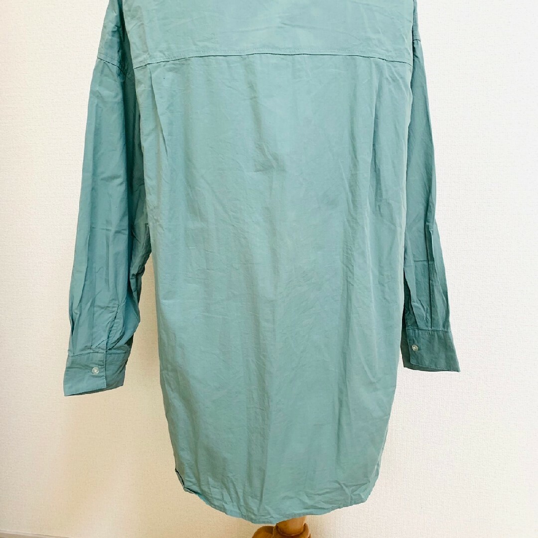 chocol raffine robe(ショコラフィネローブ)のショコラフィネローブ Ｆ 長袖シャツ きれいめ オフィスカジュアル グリーン レディースのトップス(シャツ/ブラウス(長袖/七分))の商品写真