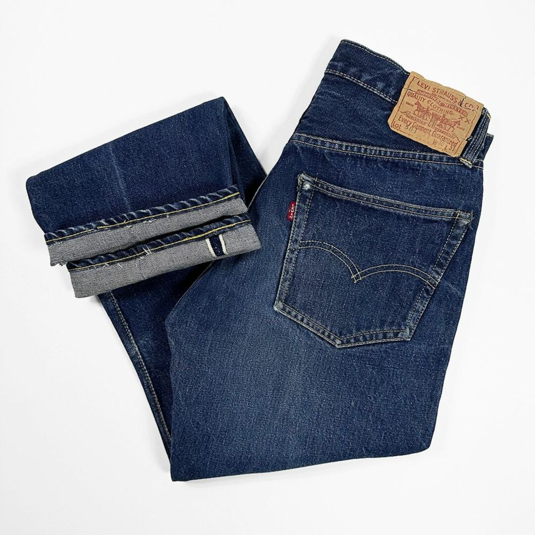 37ピンと張って375〜股上50sビンテージ◎LEVI'S 501XX ギャラ入り 16ボタン W30 美品