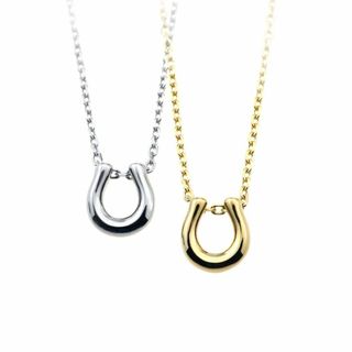 [Petit Jewel YU-NA] ホースシュー 馬蹄 ペアネックレス 2個(その他)