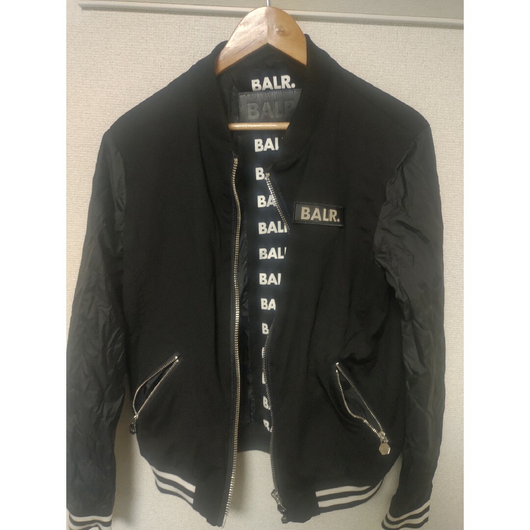 BALR. 異素材 高級 ボンバージャケット MA-1 定価51840円 S メンズのジャケット/アウター(ブルゾン)の商品写真