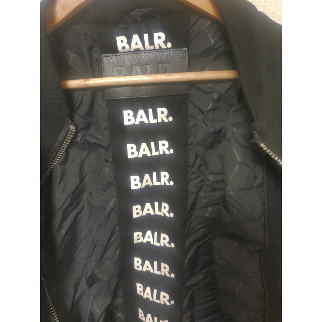 BALR. 異素材 高級 ボンバージャケット MA-1 定価51840円 S メンズのジャケット/アウター(ブルゾン)の商品写真