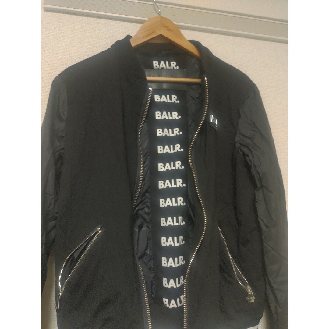 BALR. 異素材 高級 ボンバージャケット MA-1 定価51840円 S メンズのジャケット/アウター(ブルゾン)の商品写真