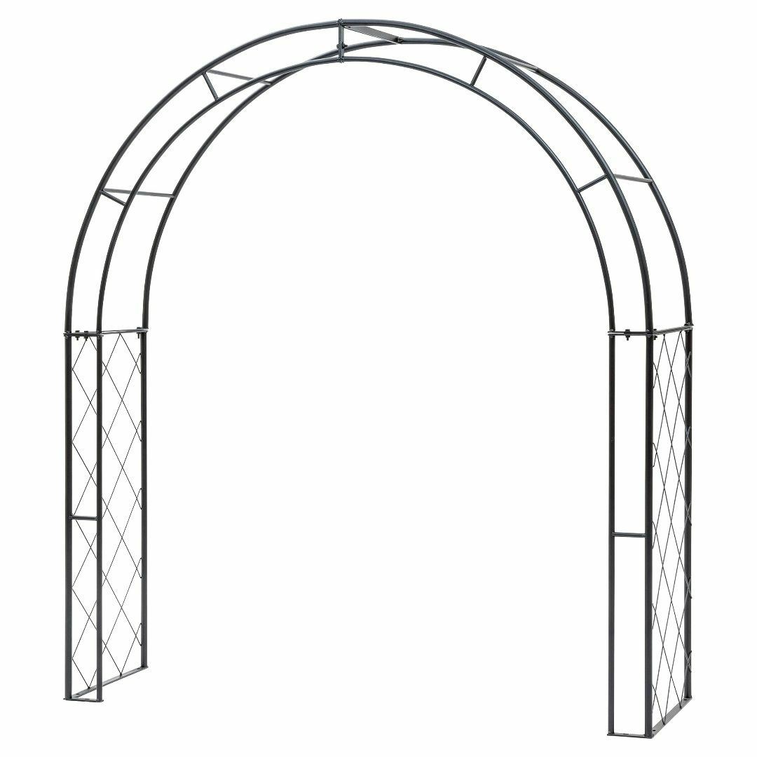 タカショーTakasho 菜園 ベジ菜園アーチ H140cm VGT-AR01ブラック材質