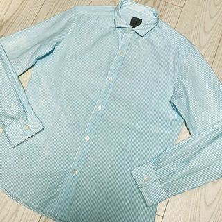 カルバンクライン(Calvin Klein)のCalvin Klein ストライプ柄 長袖シャツ ☆美品(シャツ)